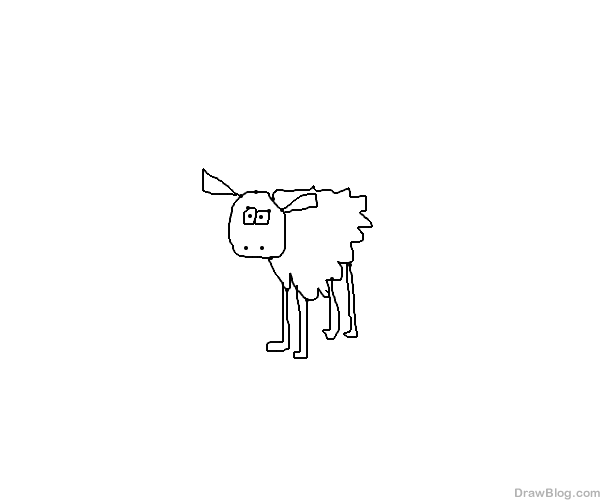 رسم خروف