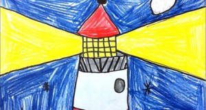 تعلم رسم منارة خطوة بخطوة