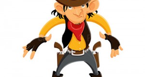 تعليم رسم الكاوبوي راعي البقر