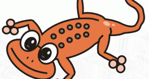 كيفية رسم سحلية