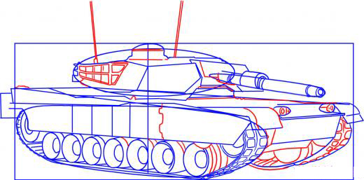 تعلم رسم دبابة في 5 خطوات كيفية رسم دبابة خطوة بخطوة Page 2 Of 2 تعلم الرسم