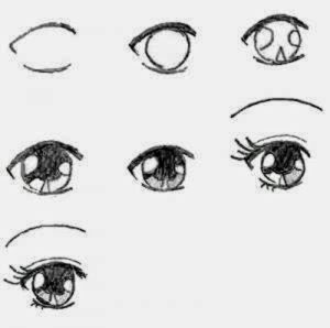 تعلم رسم عيون بخطوات سهلة وبسيطة تعلم الرسم
