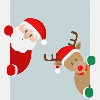 رسم بابا نويل للاطفال و رسم شجرة بابا نويل وعربة بابا نويل - تعلم 