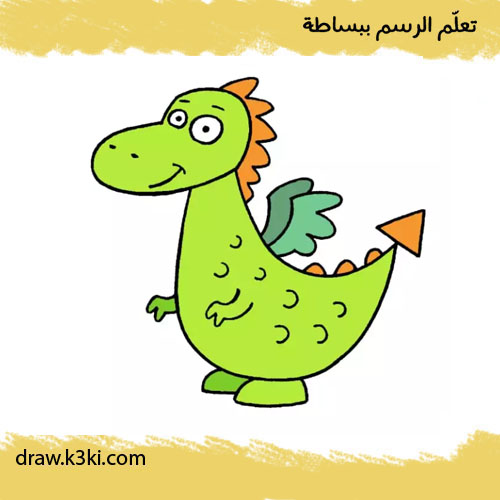 تعلم رسم تنين صغير
