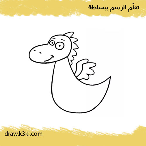 تعلم رسم تنين صغير