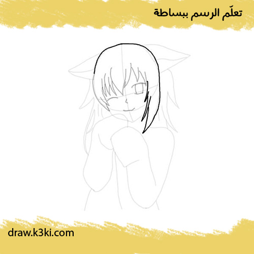كيف ارسم فتاة أنيمي رائعة