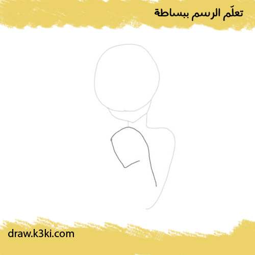 رسم فتاة أنيمي خطوة بخطوة