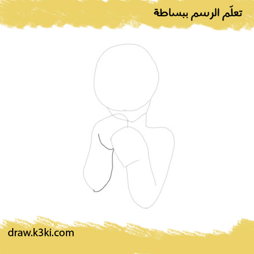 كيف ارسم فتاة انيمي